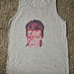Graphic Tank Size L Freaturing The Iconic Album Cover Aladdon Sane